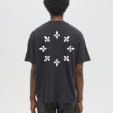 FLEUR DE LYS - T-SHIRT OLD BLACK