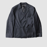 BULLY - VIRGIN WOOL DB BLAZER GREY