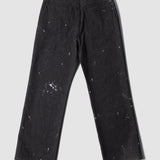 JERK - BOOTCUT JEANS PAINTED BLACK