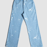 JERK - BOOTCUT JEANS PAINTED BLUE