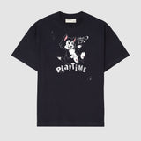 PLAYTIME - T-SHIRT BLACK 7C