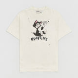 PLAYTIME - T-SHIRT OLD WHITE