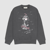 SMITTEN - SWEATSHIRT FADED BLACK