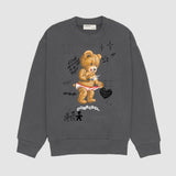 SNAP SKETCH - SWEATSHIRT FADED BLACK