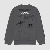 SNAP SKETCH - SWEATSHIRT FADED BLACK