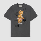 SNAP SKETCH - T-SHIRT FADED BLACK FW26