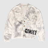 DRAWINGS - KNIT CARDIGAN IVORY