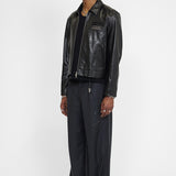 BACKSTAGE - LEATHER JACKET BLACK