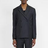 BULLY - VIRGIN WOOL DB BLAZER GREY