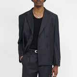 BULLY - VIRGIN WOOL DB BLAZER GREY