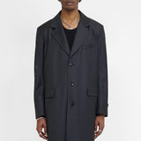 CLUB SEAT - WOOL OVERCOAT GREY