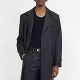CLUB SEAT - WOOL OVERCOAT GREY