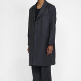 CLUB SEAT - WOOL OVERCOAT GREY