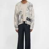DRAWINGS - KNIT CARDIGAN IVORY