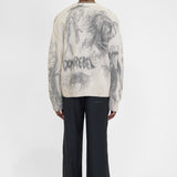 DRAWINGS - KNIT CARDIGAN IVORY