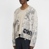 DRAWINGS - KNIT CARDIGAN IVORY