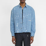 INDIE - OVERSHIRT PAINTED BLUE