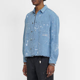INDIE - OVERSHIRT PAINTED BLUE