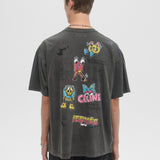 LUXURY SKETCH - T-SHIRT FADED BLACK FW26