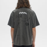 PLAY SKETCH - T-SHIRT FADED BLACK  FW26