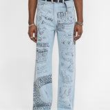 SKETCHY - BOOTCUT JEANS LIGHT BLUE