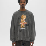 SNAP SKETCH - SWEATSHIRT FADED BLACK