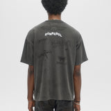 SNAP SKETCH - T-SHIRT FADED BLACK FW26