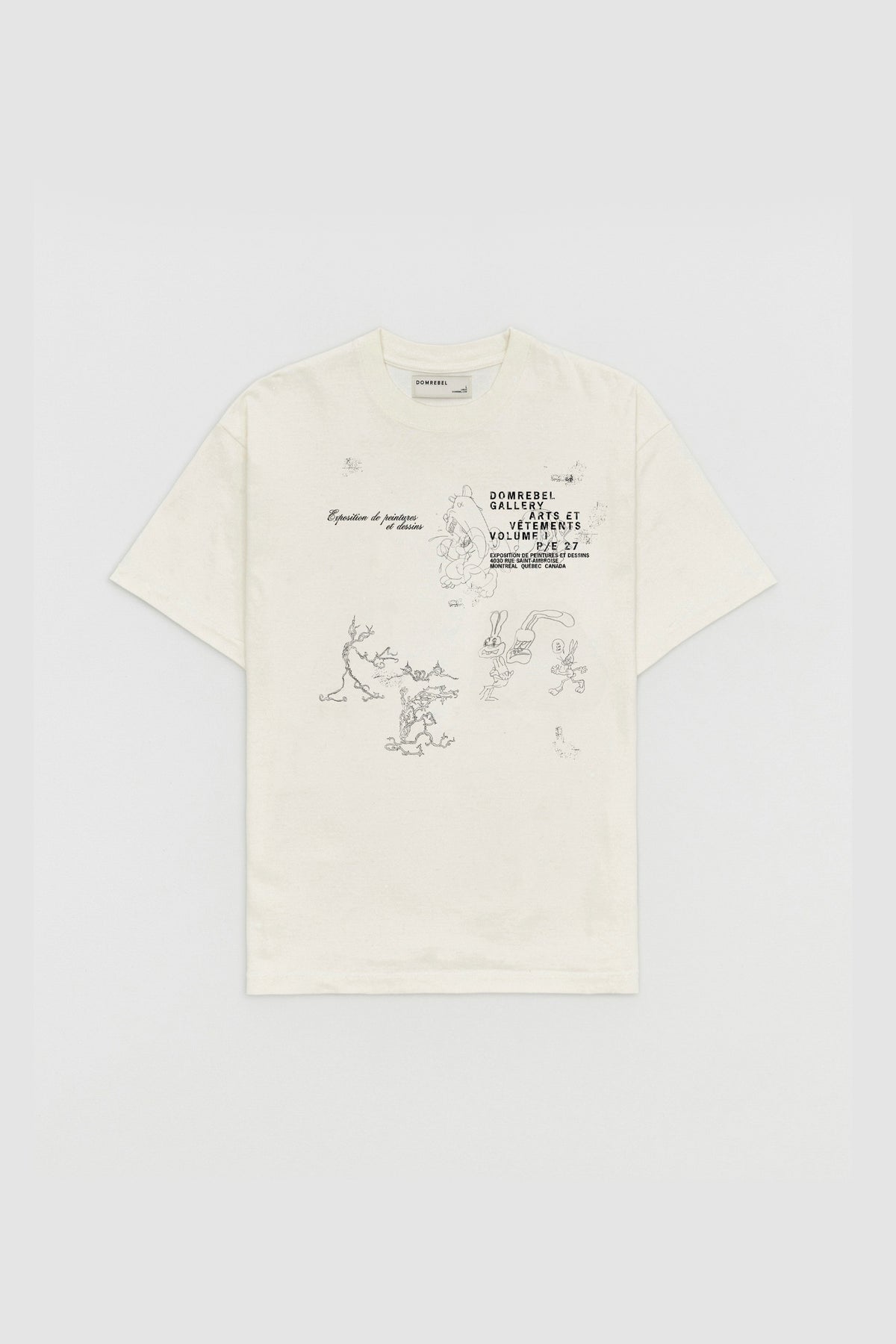 VOLUME 1 SKETCH - T-SHIRT OLD WHITE