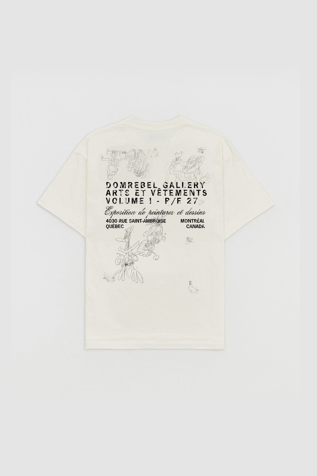 VOLUME 1 SKETCH - T-SHIRT OLD WHITE