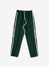 PLEATED TRACKPANTS - GREEN